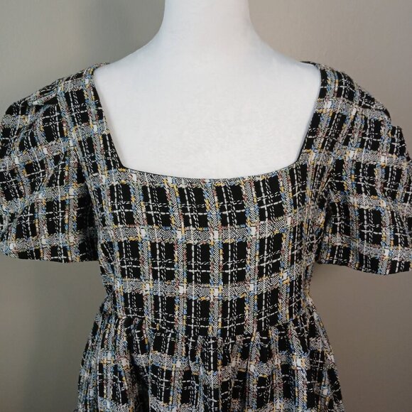 ENGLISH FACTORY TWEED LINED MINI DRESS SIZE MEDIUM, NWT - Picture 7 of 10